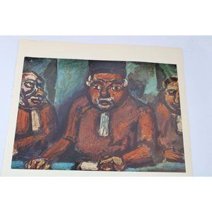 Vintage Georges Rouault Print Three Judges 54085